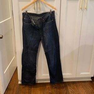 Levi dark wash jeans